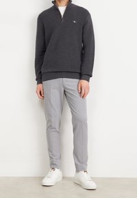 GANT Strickpullover - mottled grey