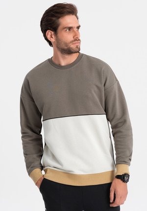 Ombre Sudadera - khaki white