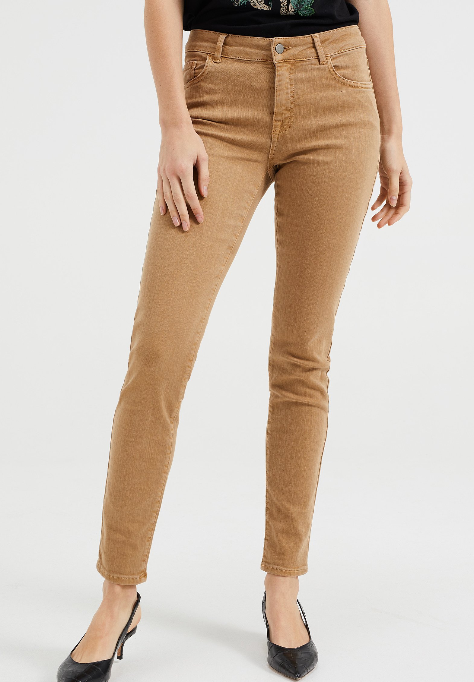Beige Skinny jeans voor dames online kopen | Zalando