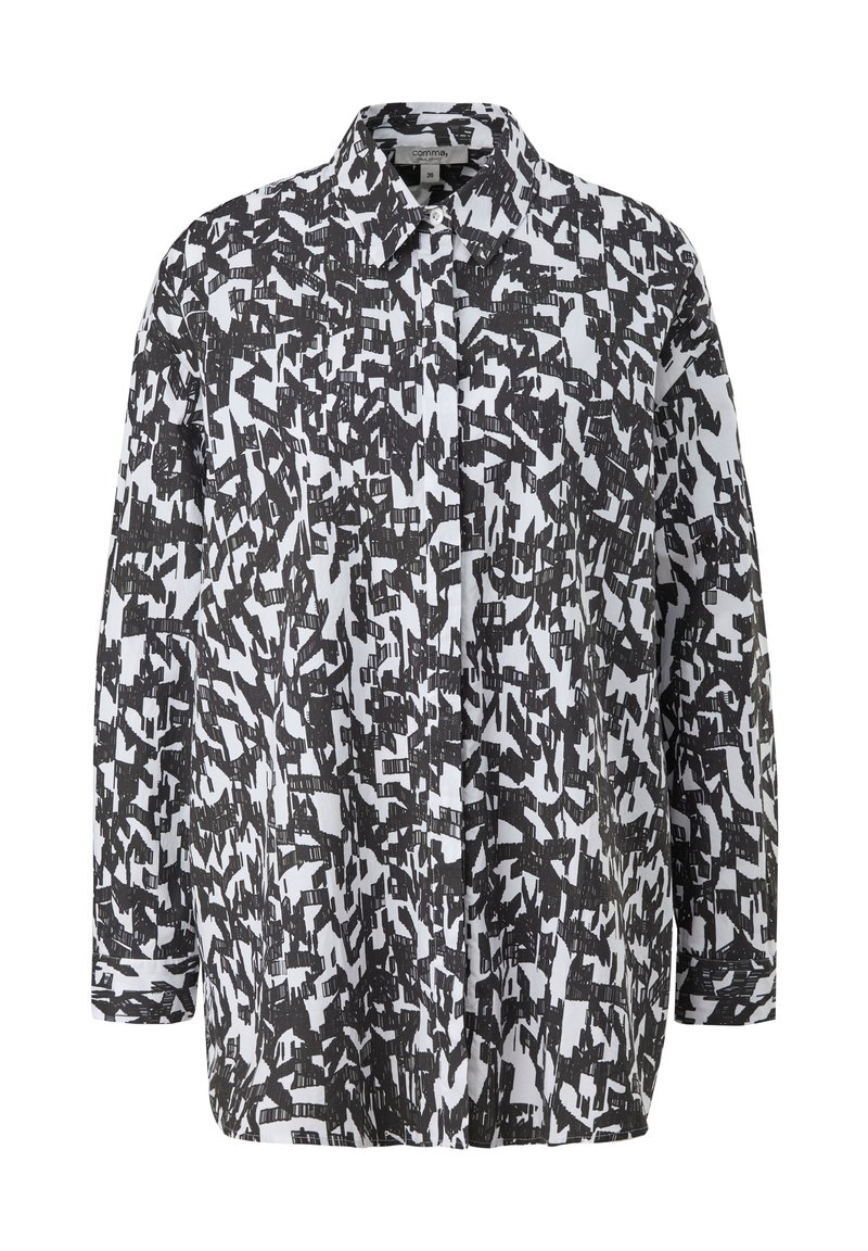 comma casual identity Overhemdblouse wit