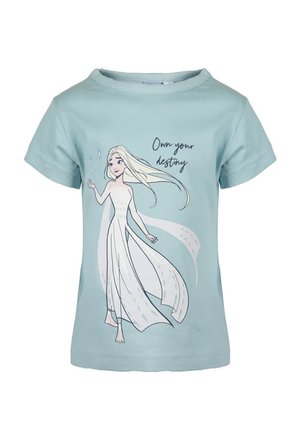 FROZEN ANNA UND ELSA  - T-Shirt print - hell-blau