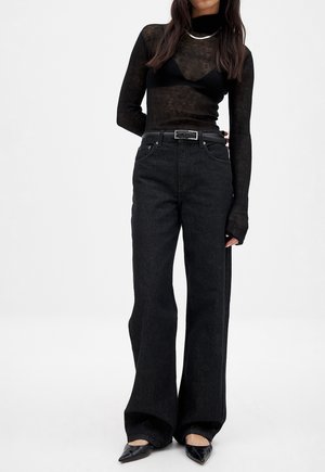 Jean flare - black