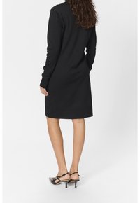 Saint Tropez Stickad klänning - black