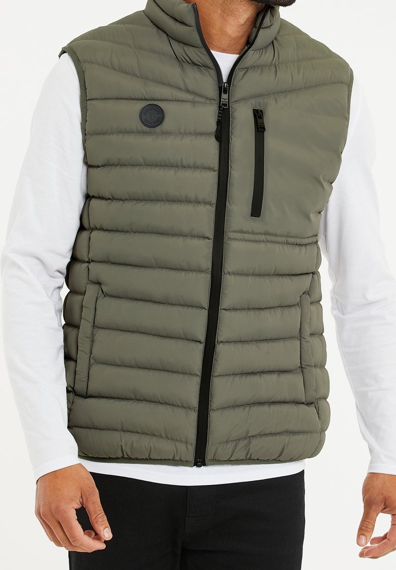 Threadbare Veste sans manches - green