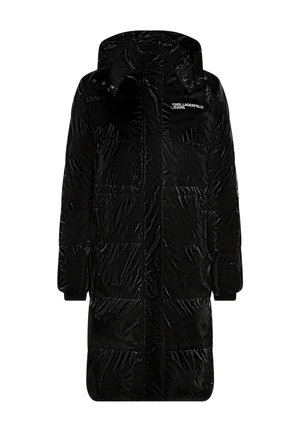 Karl Lagerfeld Jeans, KLJ LONG SHINY PUFFER - Χειμωνιάτικο παλτό - black