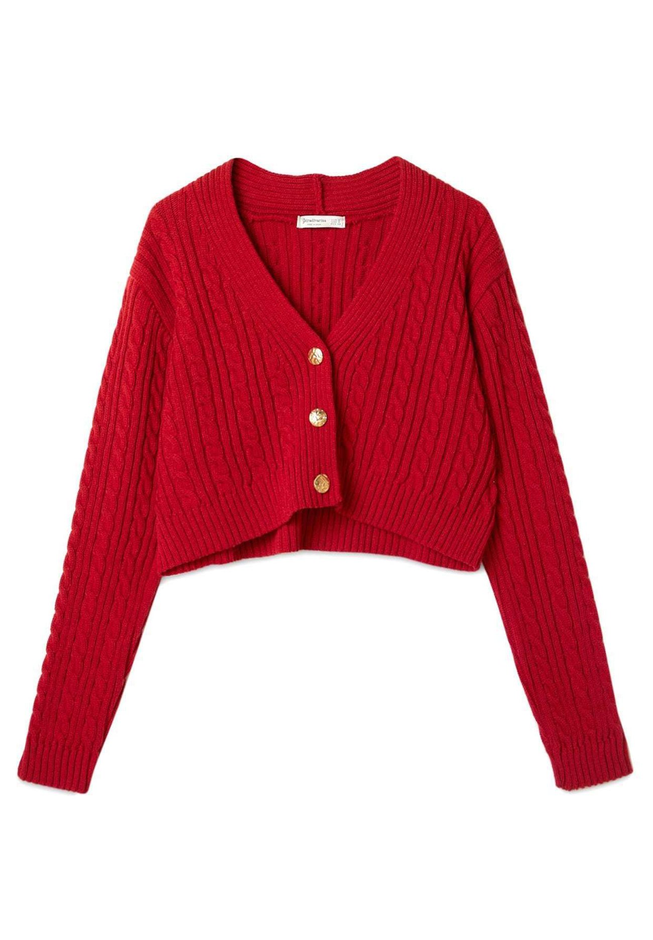 Stradivarius red cardigan Clearance