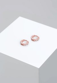 Elli SPARKLING BASIC - MIT KRISTALLEN VON SWAROVSKI® - Orecchini - rose gold-coloured