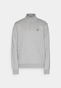 LOOPBACK QUARTER ZIP - Sweater - mid grey marl