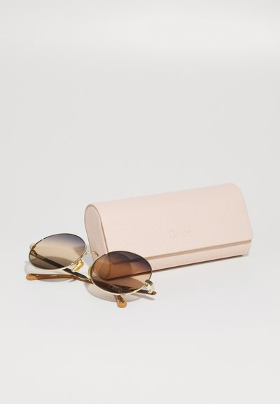 CHLOÉ Gafas de sol - gold-coloured/blue