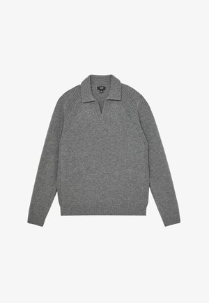 Reiss, REGULAR FIT - Maglietta a manica lunga - mid grey melange