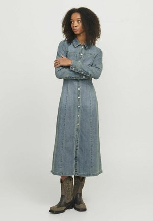 Obleka iz džinsa - medium blue denim