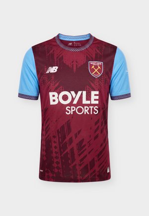 New Balance, WEST HAM UNITED 26/27 HOME SHORT SLEEVE - Article de supporter d'équipe de club - dark red/blue