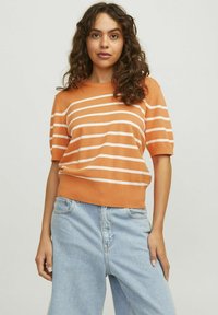 JJXX LAYLA COMFY - T-shirt print - tangerine
