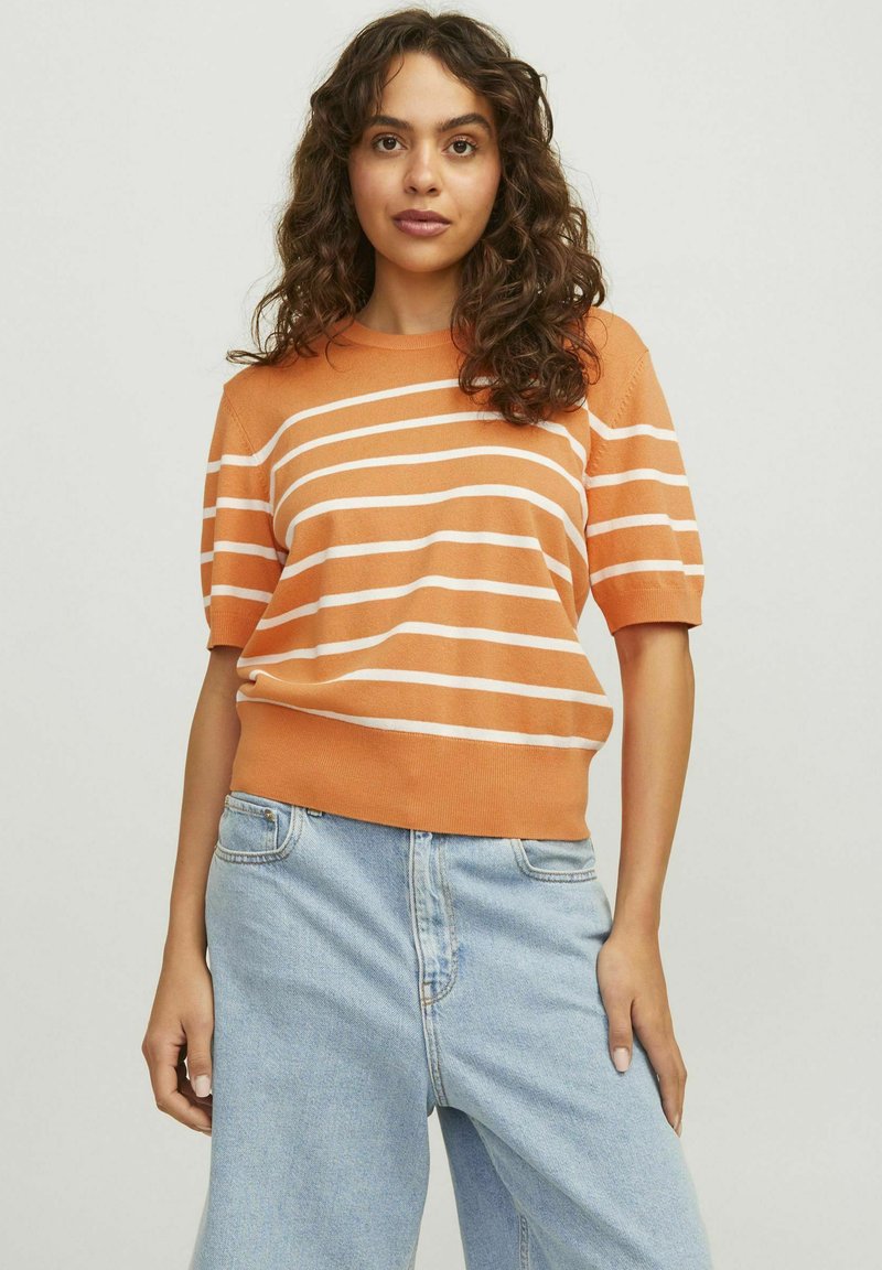 JJXX LAYLA COMFY - T-shirt print - tangerine