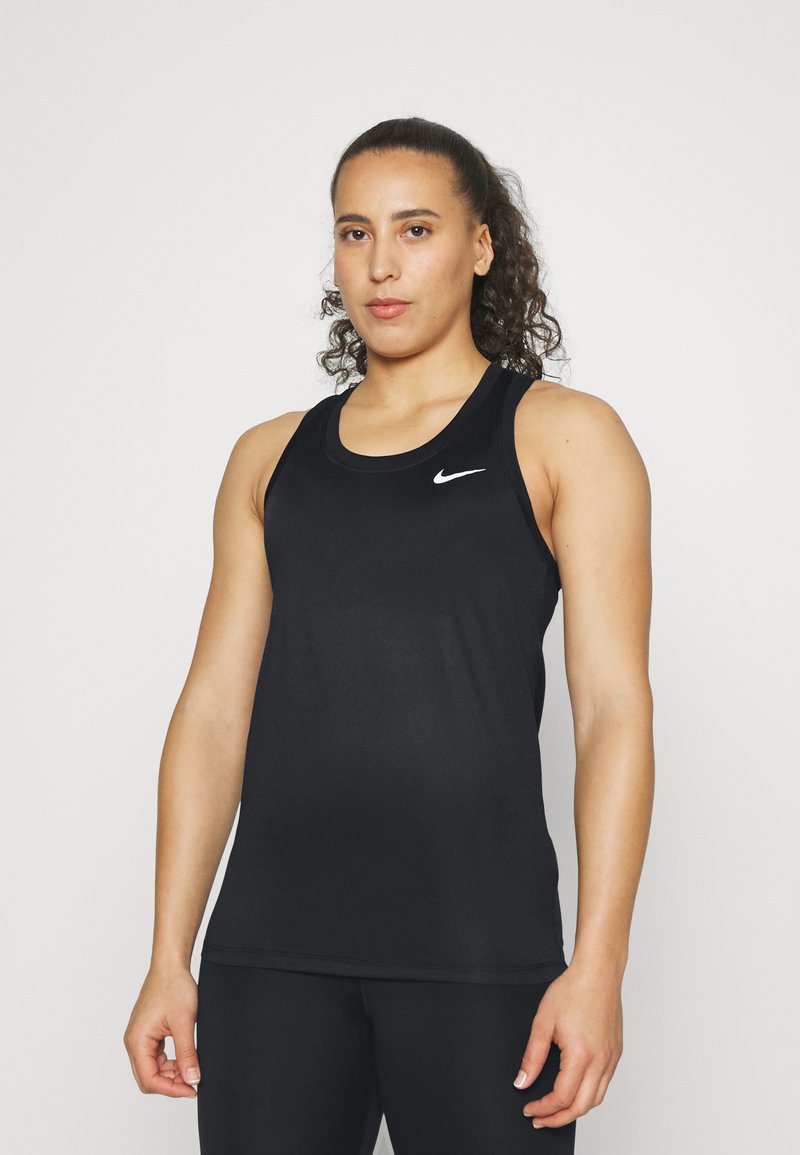 Nike Performance TANK Top black/white/black Zalando.co.uk