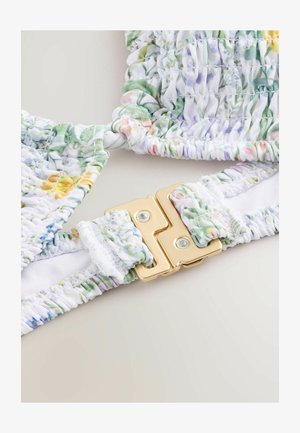 Next, Bikini-Top - white ditsy floral