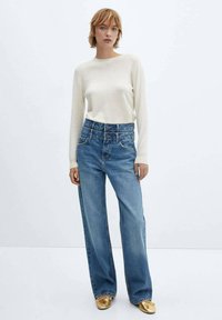 Mango Relaxed fit jeans - dark blue