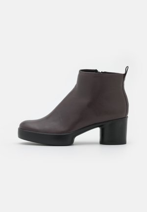 Kotníková obuv - dark brown
