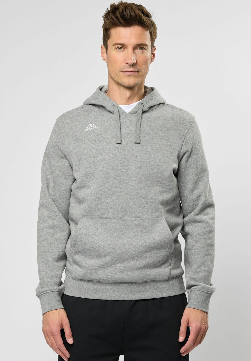 Kappa Felpa con cappuccio - grey md melange