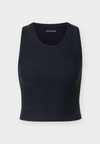 STUDIO CROPPED TANK TOP - Top - black beauty