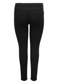 ONLY Carmakoma CARTHUNDER PUSH UP REG SK MBD NP - Jeans Skinny Fit - black