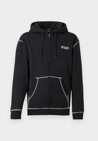 HOODIE UNISEX - Sweatjacke - black