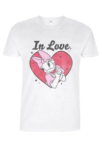 Disney MICKEY CLASSIC IN LOVE DAISY - T-shirt z nadrukiem