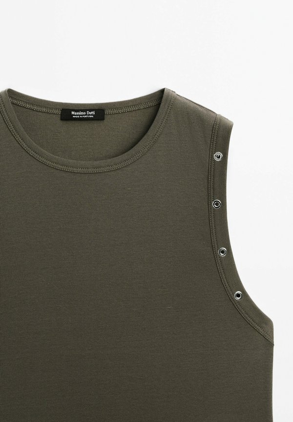 CROPPED WITH EYELETS  - Top2