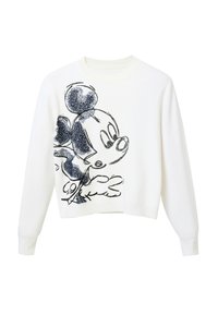 Desigual Stickad tröja - white
