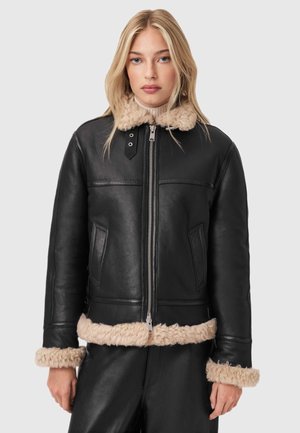 LOREL FLYING  - Skinnjacka - black natural