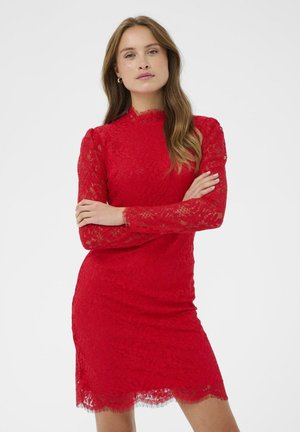 GANNA - Rochie de zi - chinese red