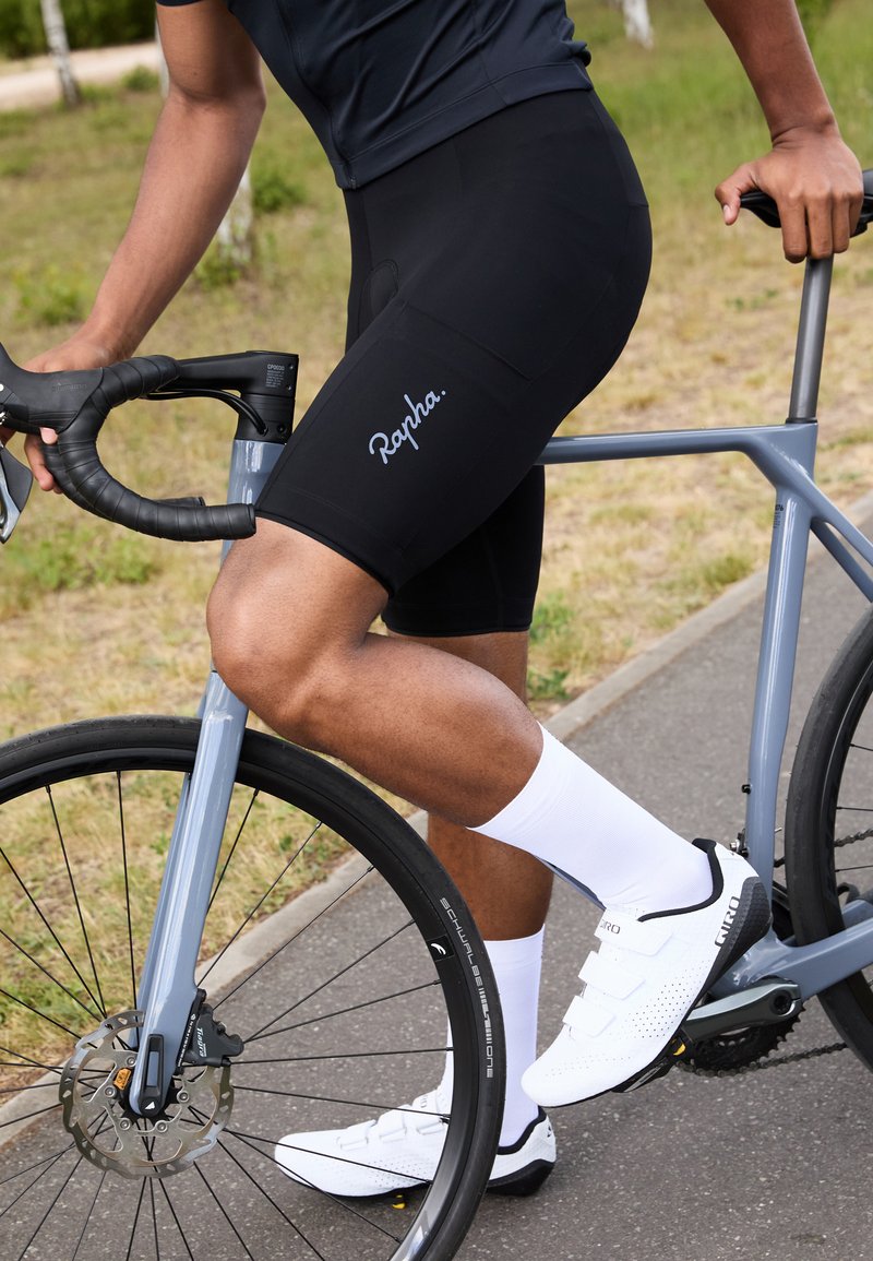 Rapha - MENS BREVET CARGO BIB SHORTS - Cuissard à bretelles - black/white, Agrandir