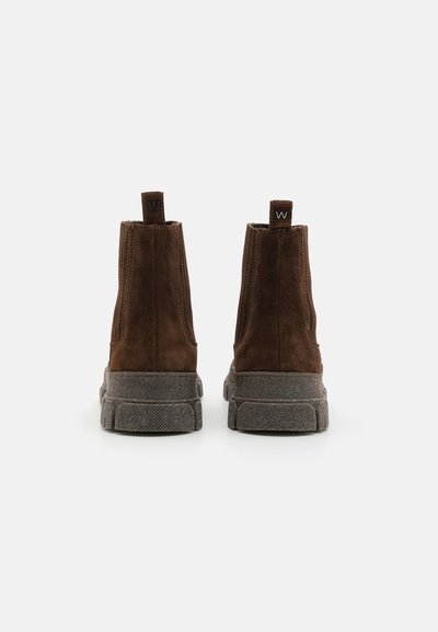 WEEKEND MaxMara GENEPI - Členkové čižmy na platforme - moro