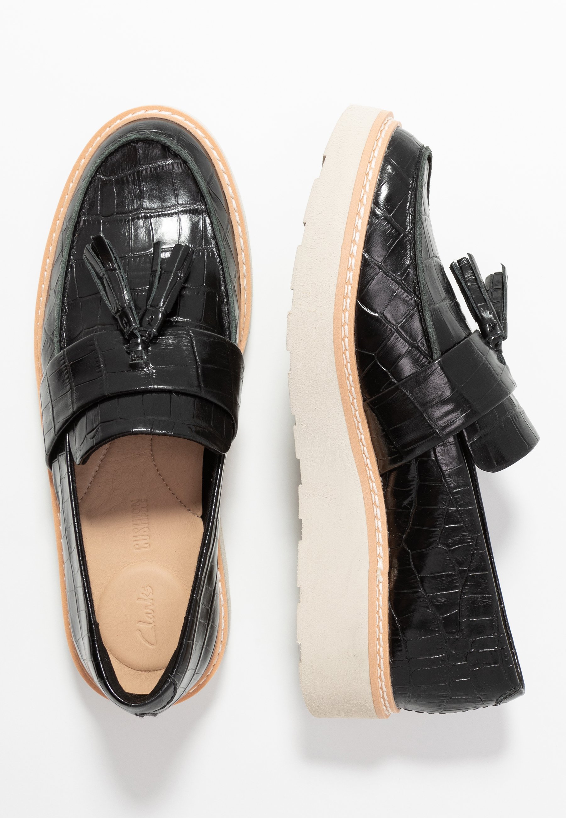 TRACE TASSEL Slip ins black TRACE TASSEL Slip ins black