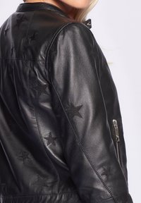 Maze Lederjacke - schwarz