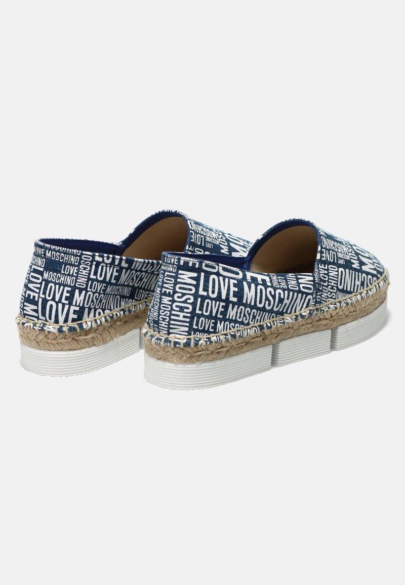 Damen Halbschuhe | Love Moschino Espadrille jeans/blau - IK52409 Damen Halbschuhe | Love Moschino Espadrille jeans/blau - IK52409