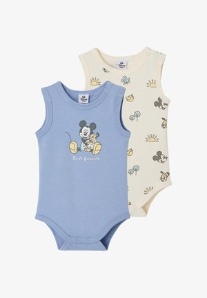 Vertbaudet, 2ER-PACK DISNEY MICKY MAUS - Body - jeansblau