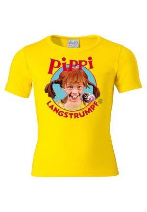 PIPPI LANGSTRUMPF-PRINT - Print T-shirt - gelb