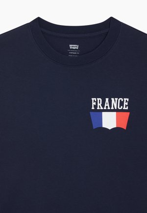 Levi's®, FOOTBALL FAN TEE UNISEX - T-shirt con stampa - navy blazer