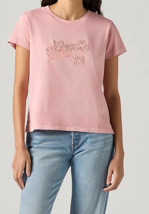 Triko s potiskem - pink