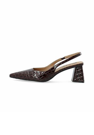 Bianco AMARALYN - Classic heels - burgundycrocopatent