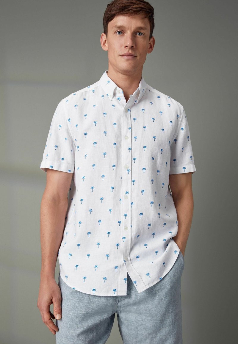 Next SHORT SLEEVE REGULAR FIT - Skjorta - white