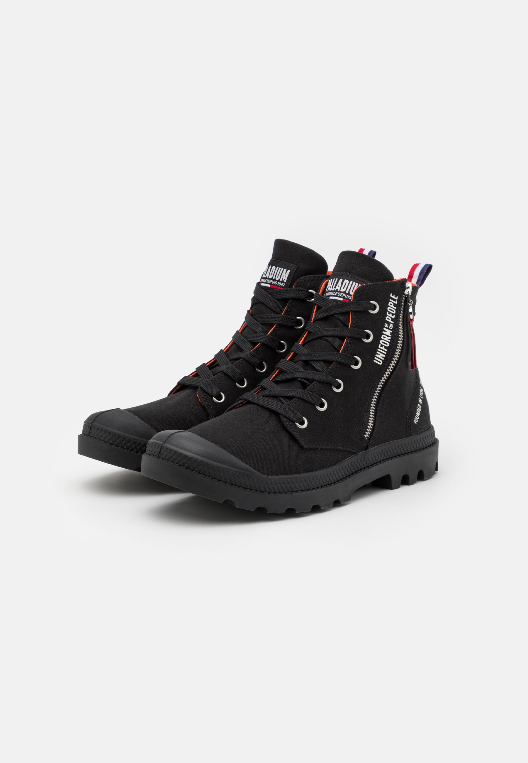 Zwarte PALLADIUM Hoge sneaker OVERLAB NEON PAMPA K | Omoda