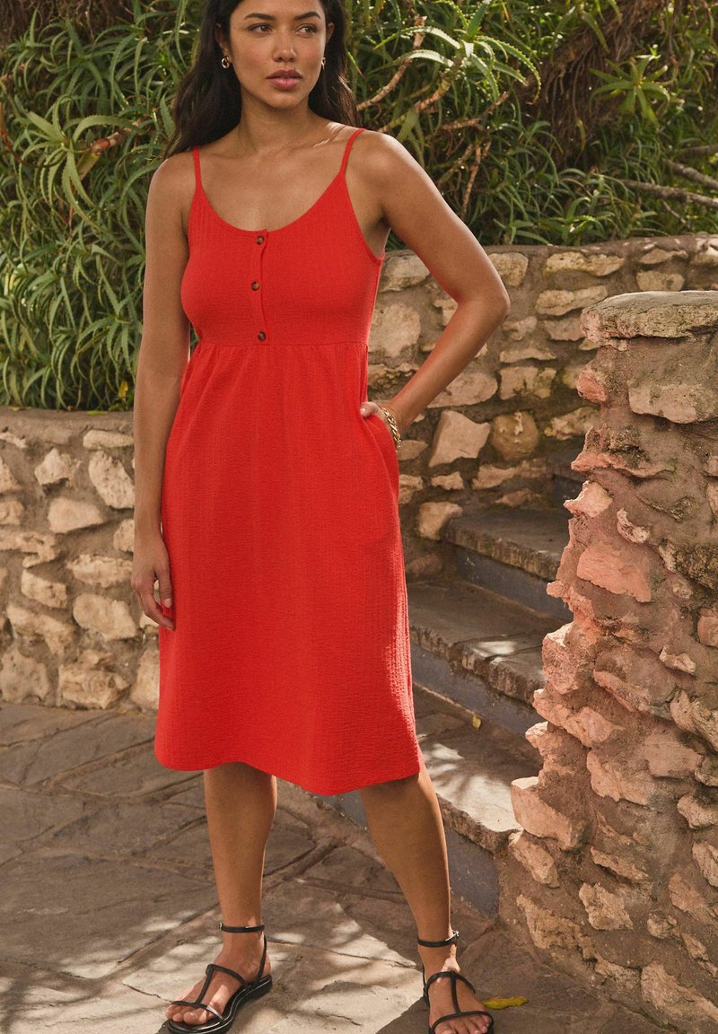 Next TALL  REGULAR FIT - Haljina od žerseja - red