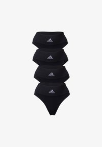 adidas Performance 4 PACK - Stringit - schwarz/musta - Zalando.fi