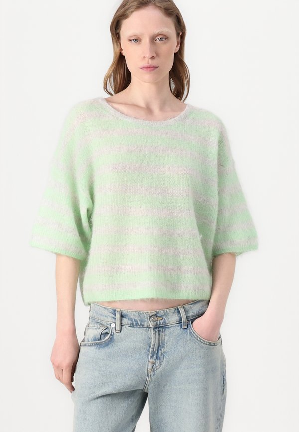 NENYBAY - Jumper - polaire chine raye amande2