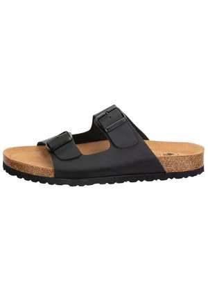 LICO Pantolette flach - schwarz