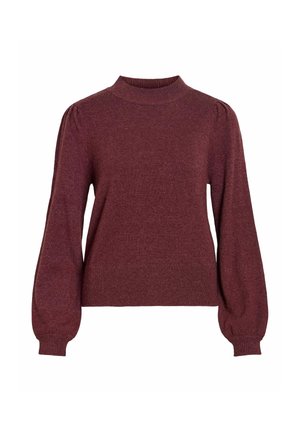 VILA, VIRIL TURTLE-NK BALLOON L/S TOP - NOOS - Pullover - port royale