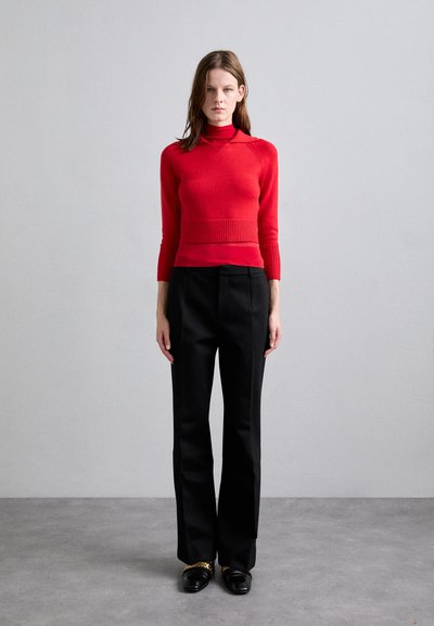 Victoria Beckham DOUBLE LAYER - Πουλόβερ - red
