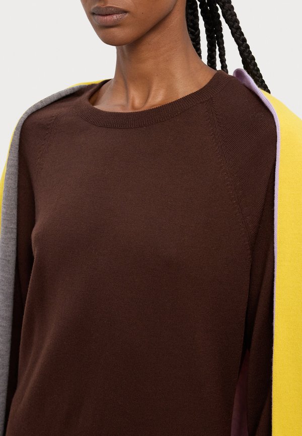 ABITO IN MAGLIA - Jumper dress - fantasia marrone3